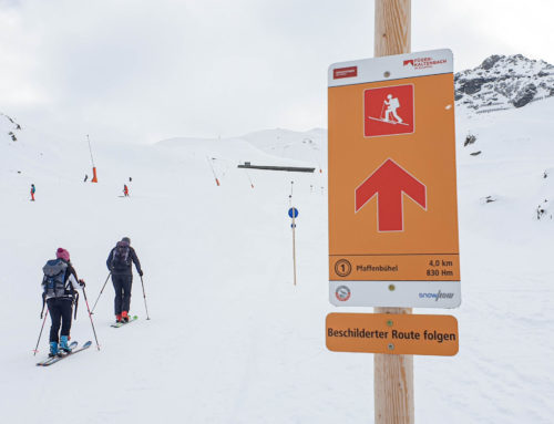 Hochfügen leitet Skitourengeher