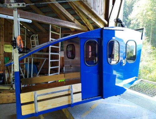 Luftseilbahn Witerschwanden-Eggenbergli wieder in Betrieb