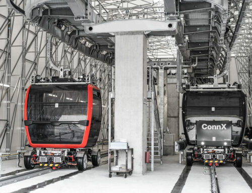 Hybrid-Lösung für urbane Seilbahnen