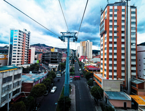 Drei Dimensionen einer Seilbahn