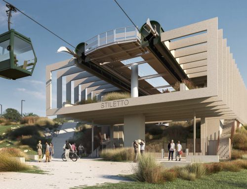 Ajaccio: Cable car under construction in Corsica