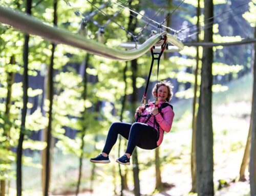 Neue Perspektiven durch die Fly-Line von Hochkant in Ruhpolding