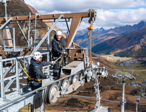 Bergbahn-Bekleidung für das ganze Jahr