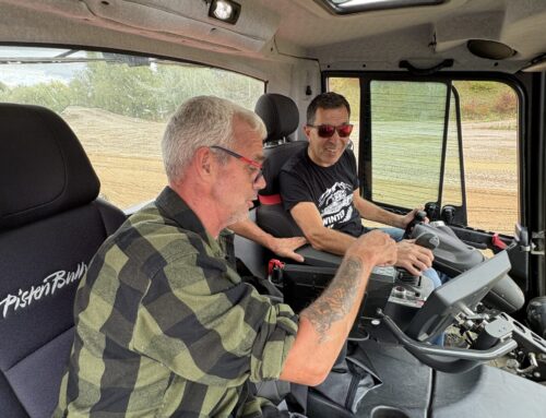 Sommertraining: für angehende PistenBully-Fahrer