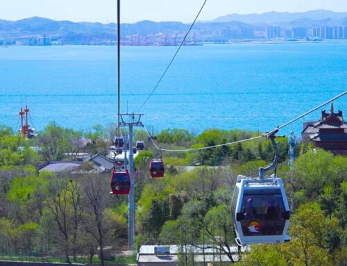 China: Cable car for a coastal site