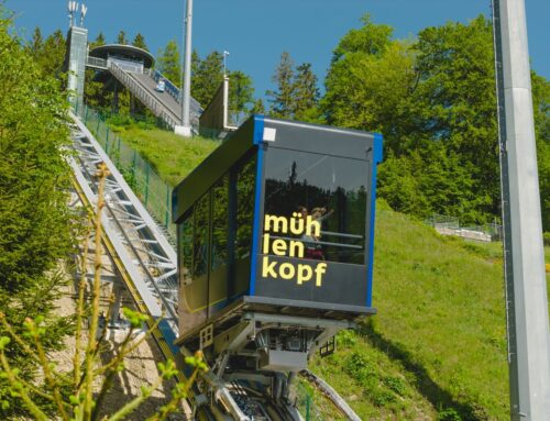 Schrägaufzug für Skischanze