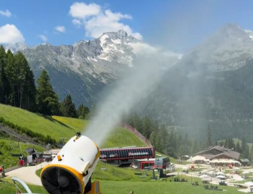 Schneekanone im Sommer: Ungewöhnliche Abkühlung in Südtirol