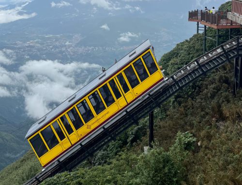 Vietnam: Two funiculars serve the highest montain